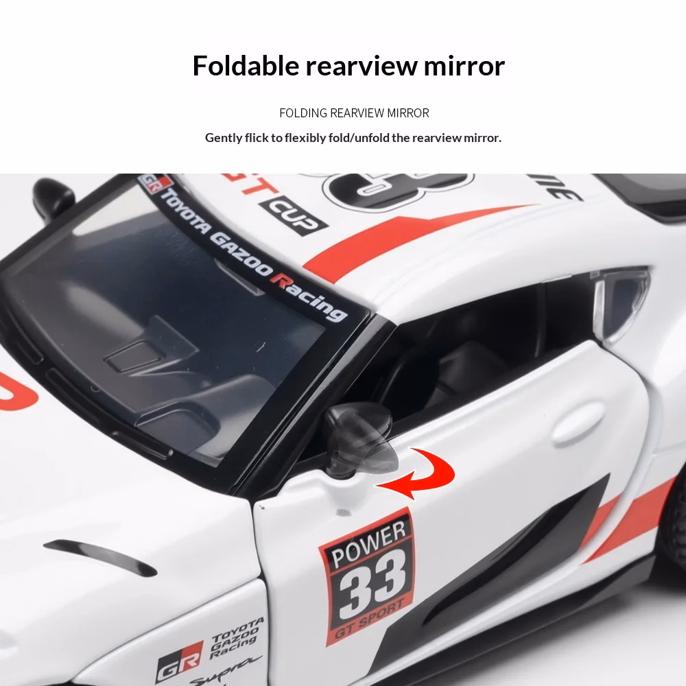 Supra GT4 Die-Cast Model 1/32 Scale Red - Image 5