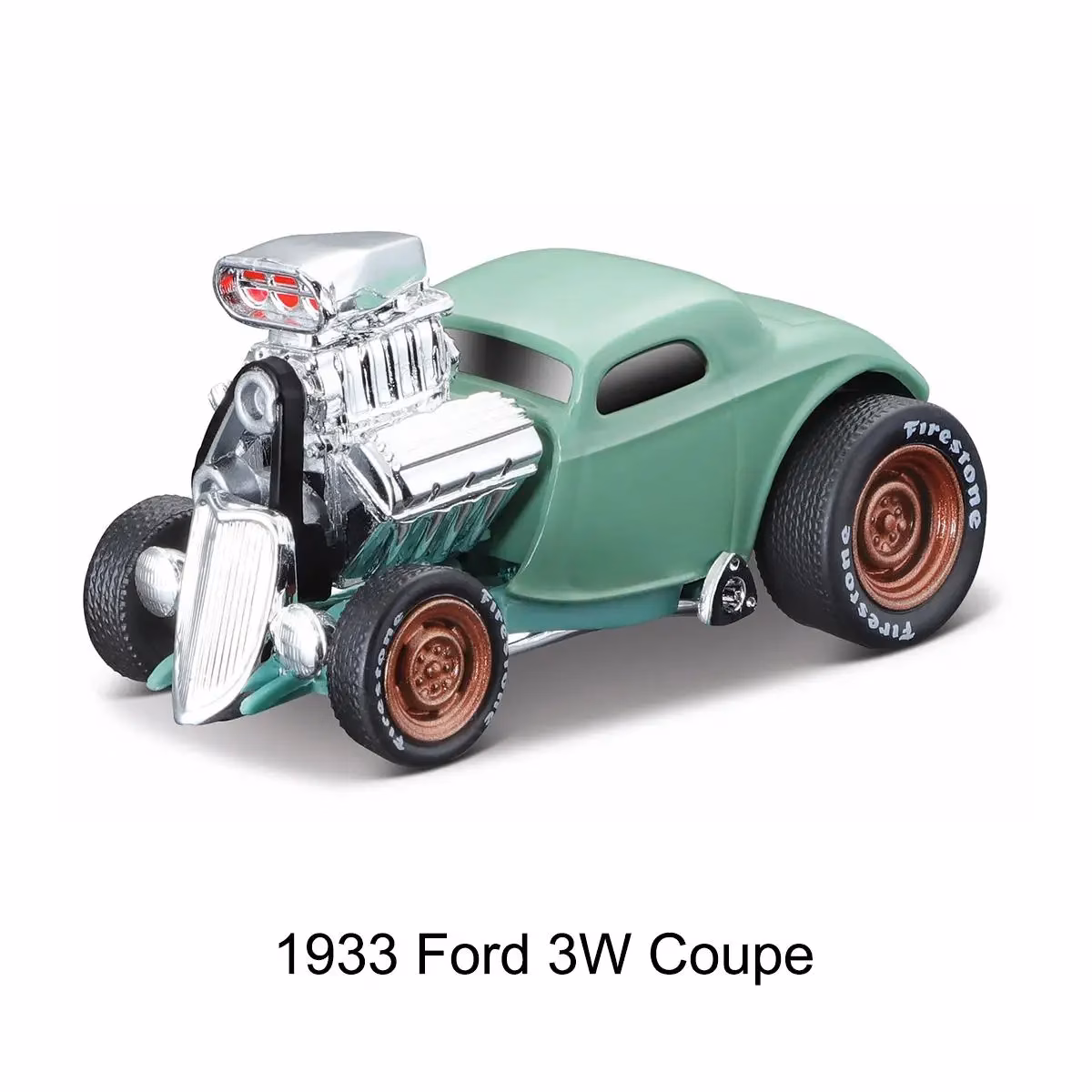 1933 Ford 3W Coupe 1:64 Diecast Model - Image 6
