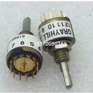 1-Piece Rotary Band Switch with 12 Positions