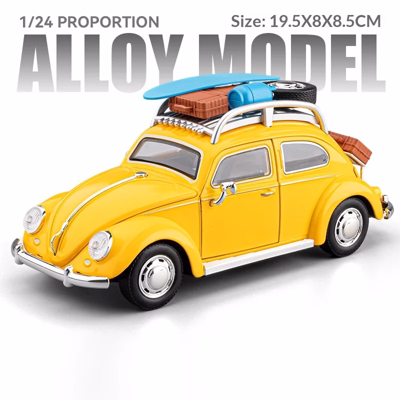 1/24 Scale Metal Die-Cast Retro Beetle Car Model - Image 10