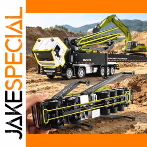 1:50 Scale Diecast Cement Pump Truck Model