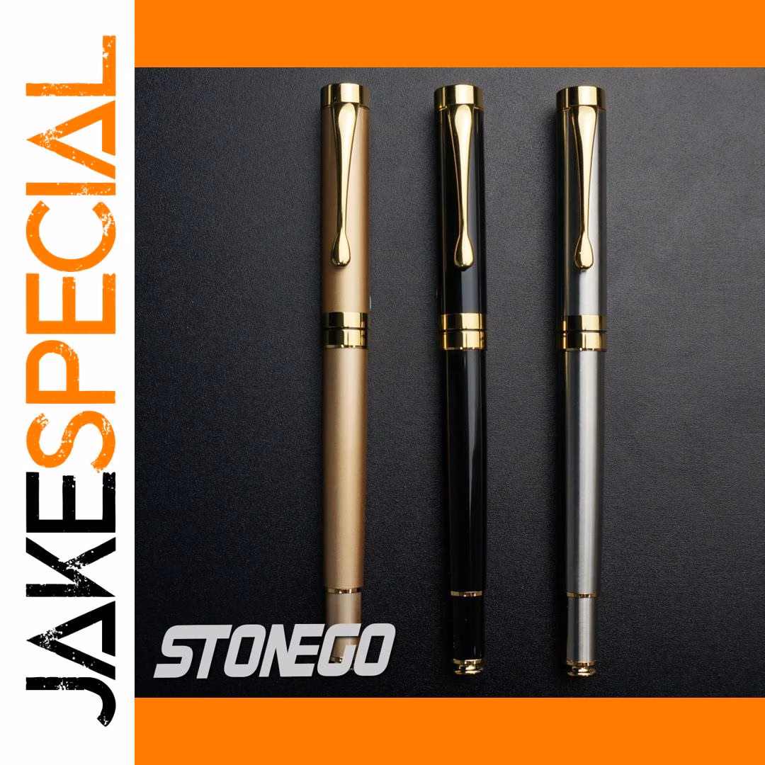 Sleek Stainless Steel Rollerball Pen 0.5mm - Image 5