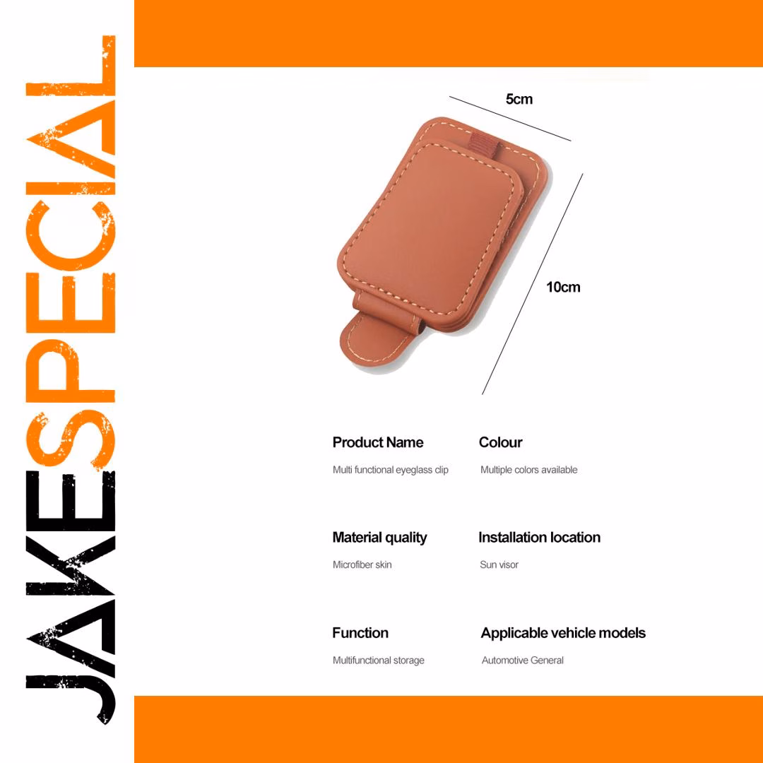 Car Sun Visor Glasses Case for Eyewear Storage - Image 6