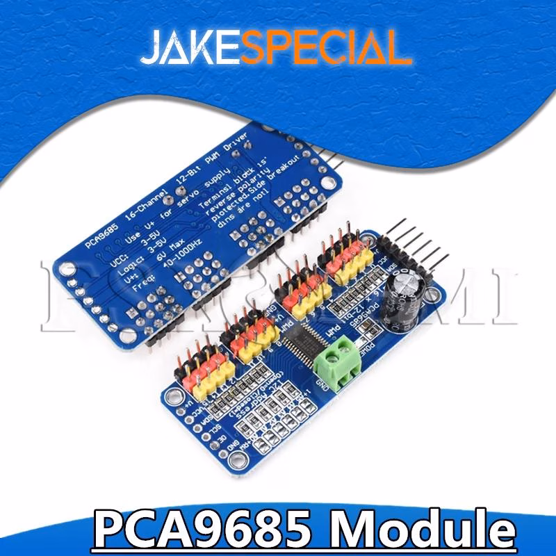 PCA9685 16-Channel 12-Bit PWM Servo Driver Module