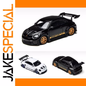 VW Beetle RS Porsche 1:64 Scale Model