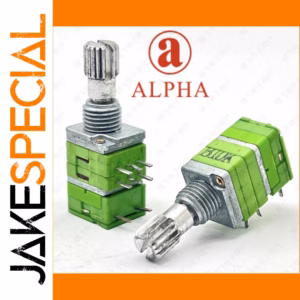 2 PCS RK09 B10K Dual Switch Potentiometers