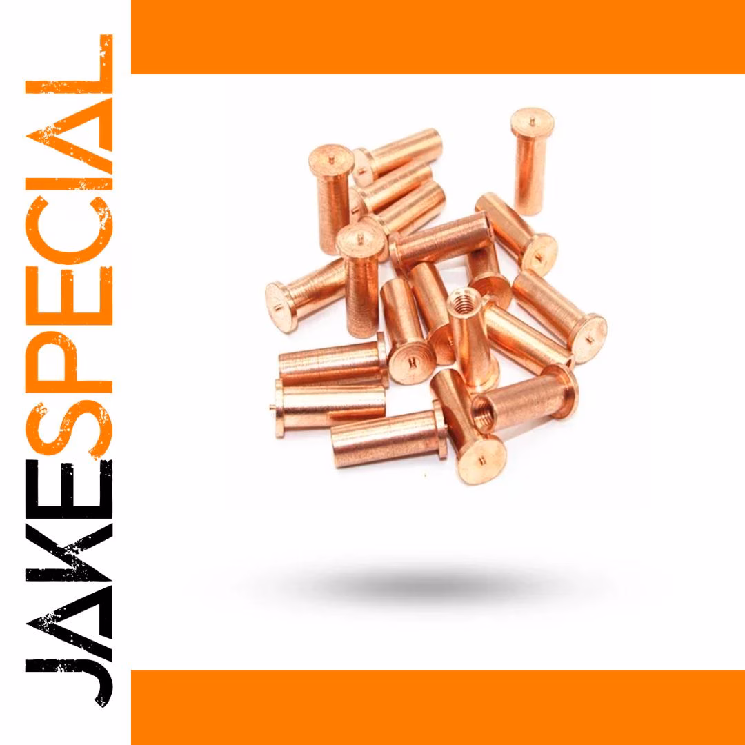 Copper-Plated Iron Welding Studs Set of 10 - Image 3