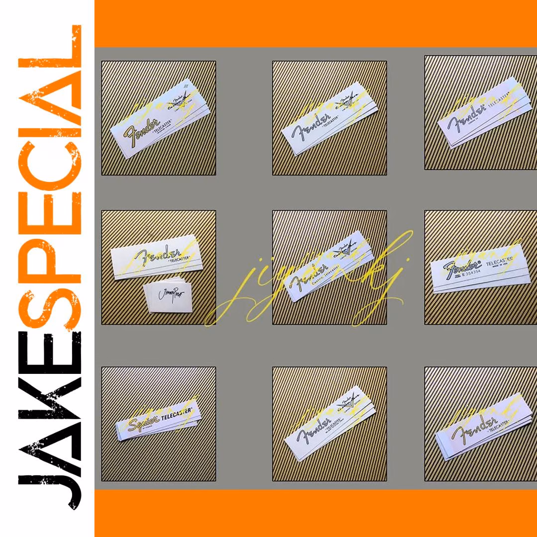 DIY Waterslide Decal Set for Electric Guitar 3PCS - Image 2