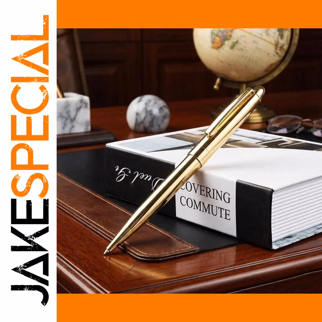 Retractable Stainless Steel Ballpoint Pen - Image 8