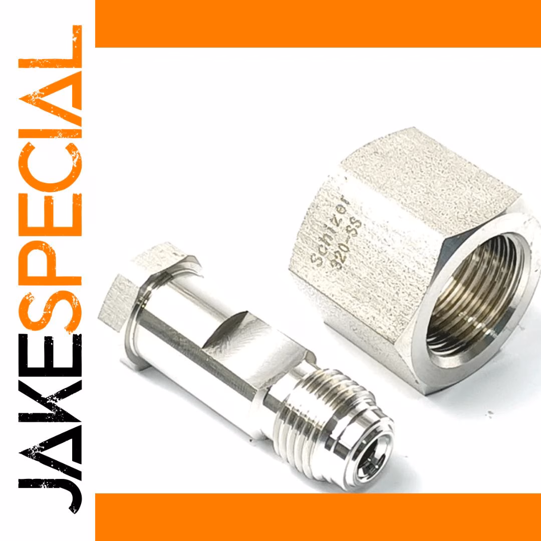 CGA320 CGA330 to 1/4 NPT VCR Connector - Image 2