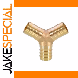 Y-Shaped Brass Hose Barb Reducer Connector