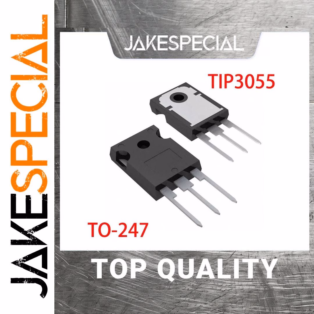 5 PCS TIP3055 NPN Transistors 60V 15A TO-247