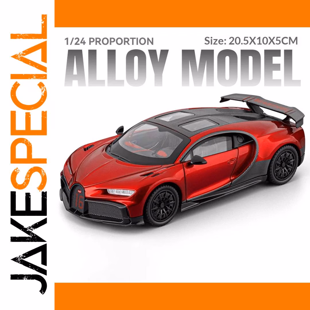 Chiron 1/24 Scale Die-Cast Model in Blue - Image 10