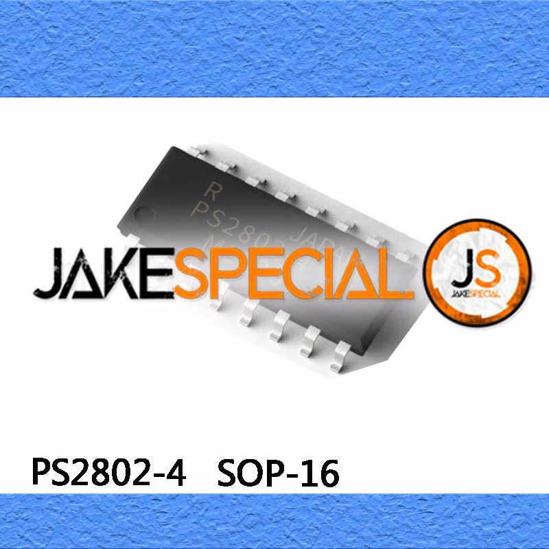 5PCS PS2802-4 SOP-16 Optocouplers Set