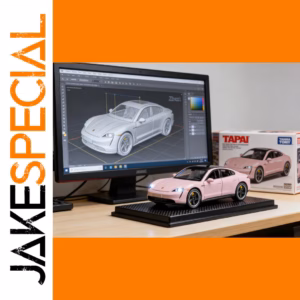 1:32 Scale Pink Taycan Diecast Model