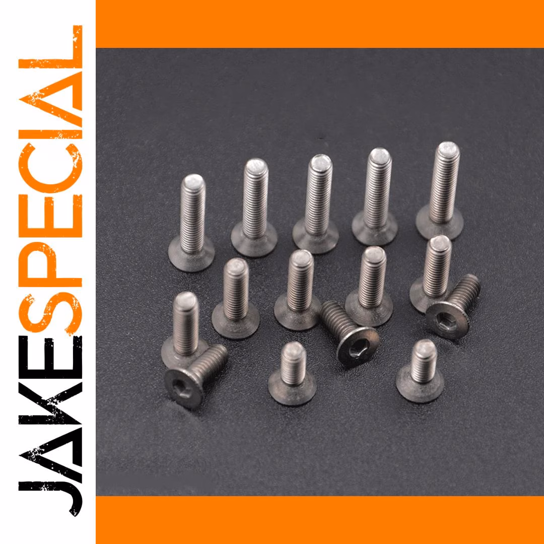 M3 Titanium Flat Head Screw Set, 5mm to 35mm - Image 3