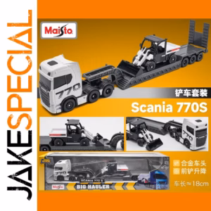 Scania 770S Truck with Loader Diecast Model