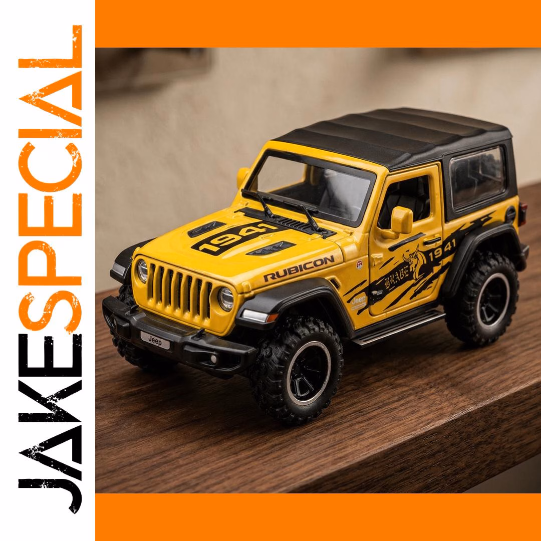 1:32 Scale Jeep Wrangler Rubicon Diecast Model