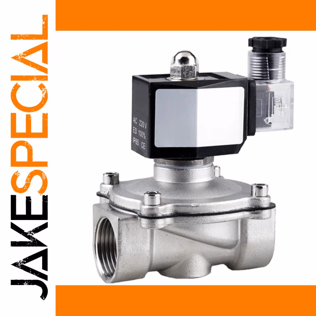 24V DC 220V AC Stainless Steel Solenoid Valve - Image 3