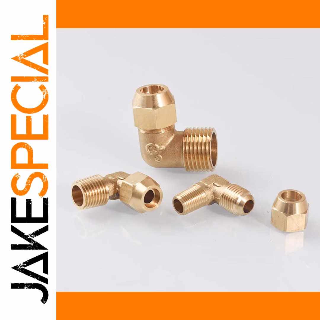Brass Elbow Fitting for Pipe Connections 6mm-16mm - Image 2
