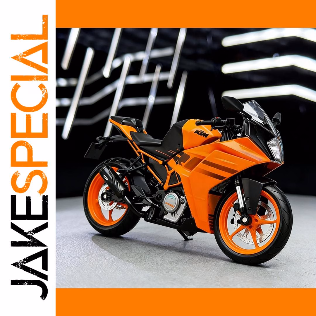 KTM RC390 1:12 Scale Diecast Motorcycle Model - Image 3