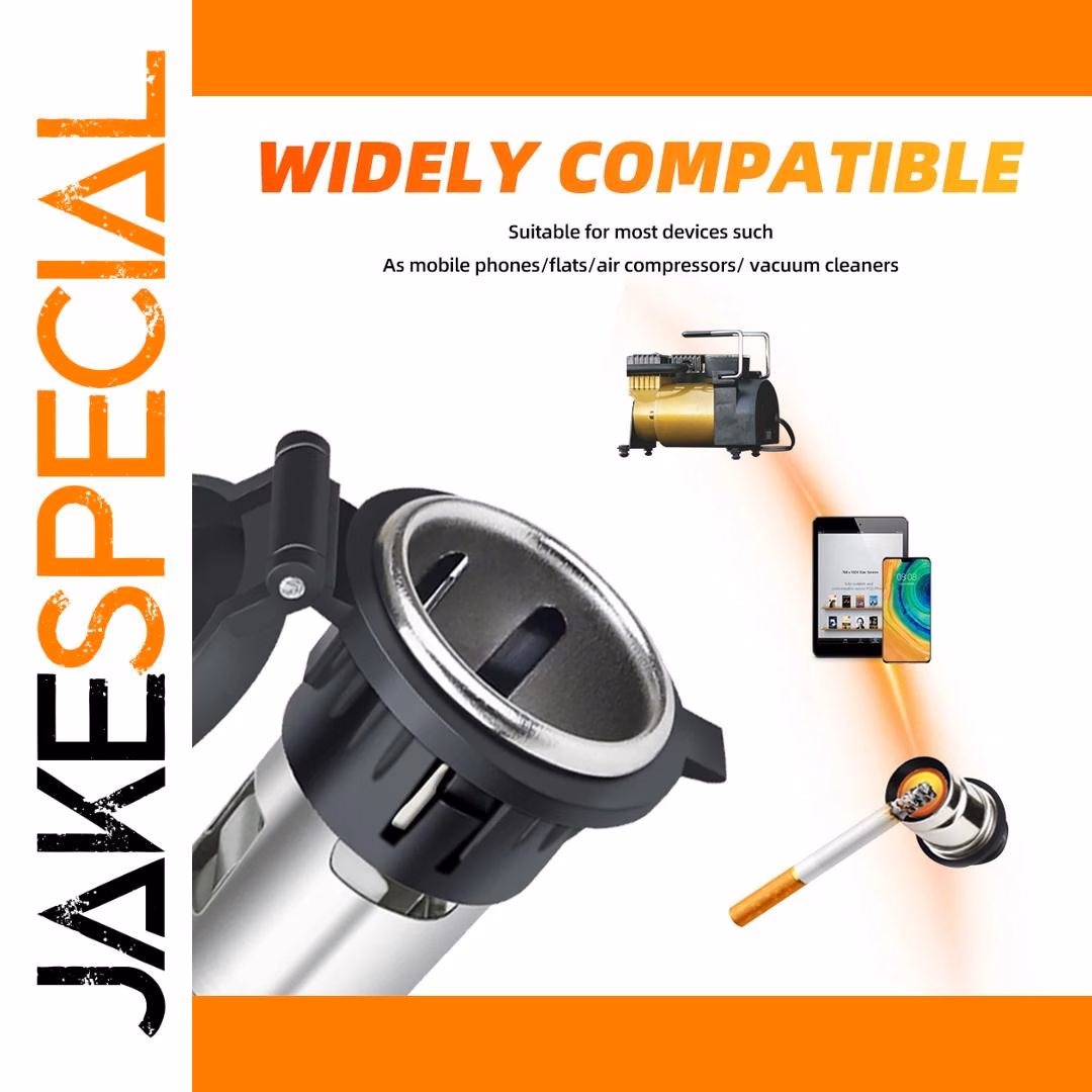 12V-24V Cigarette Lighter Socket Waterproof 250W - Image 2