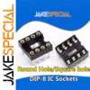 20PCS DIP-8 IC Sockets with Gold Pins