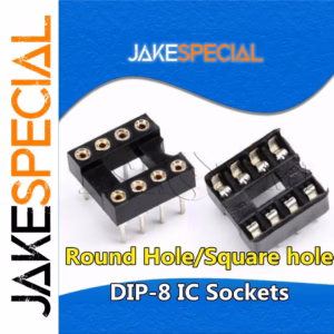 20PCS DIP-8 IC Sockets with Gold Pins