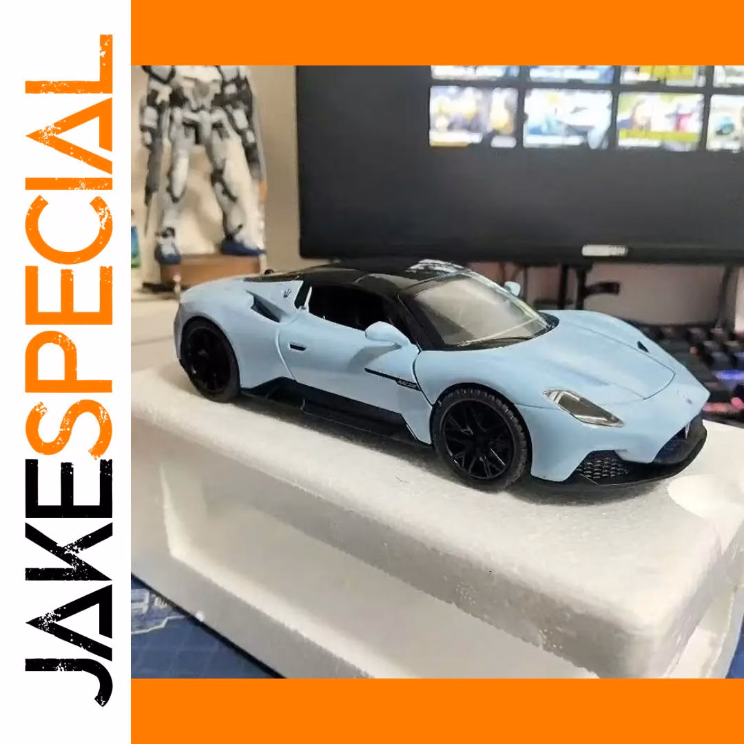 MC20 1:22 Scale Diecast Model Car Light Blue