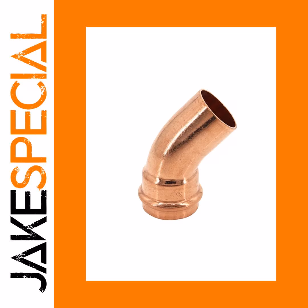 Copper Double Card Elbow Fittings 28mm 35mm