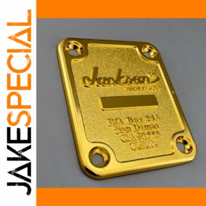 Gold Metal Neck Plate for Jackson Electric Guitars