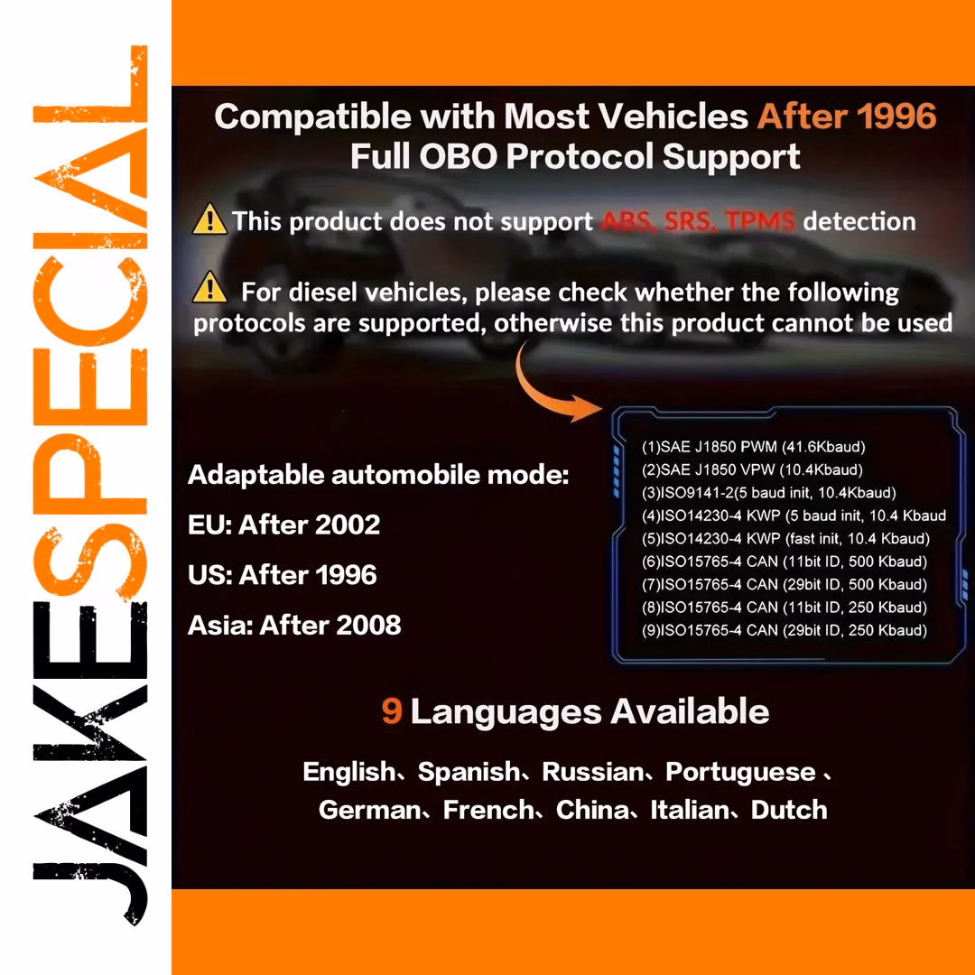 USB OBD2/EOBD Car Diagnostic Tool Scanner - Image 5