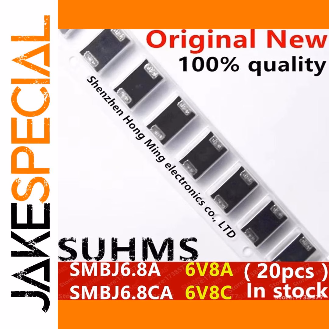 20PCS SMBJ6.8A/SMBJ6.8CA Diodes 6V 8A