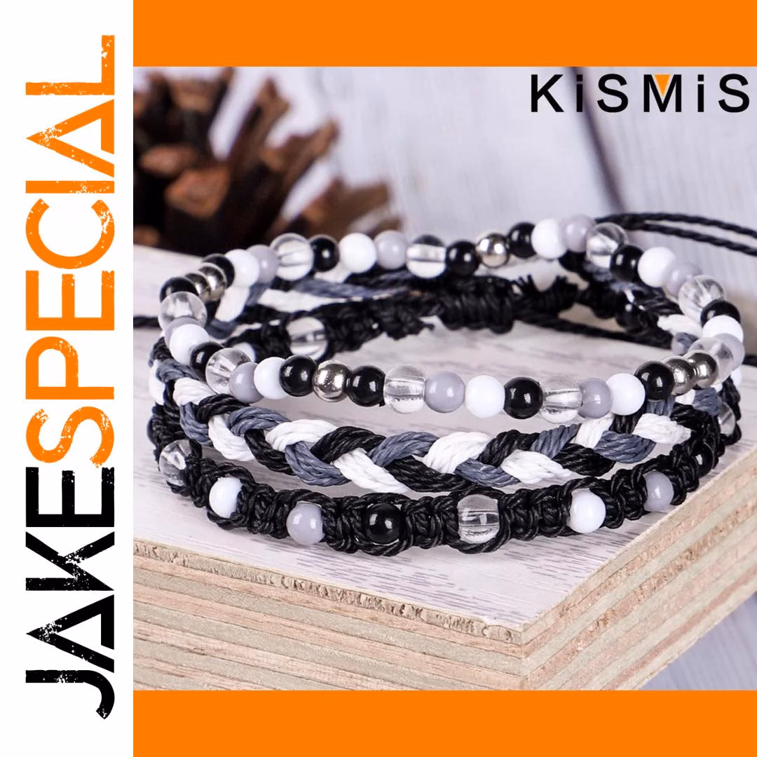 Bohemian Friendship Rope Bracelets Set of Three - Image 5
