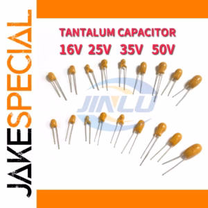5PCS Yellow Tantalum Capacitors Set 16V-35V