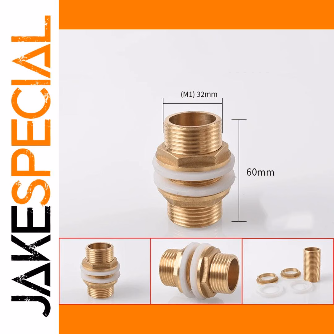 BSPP Male Full Thread Brass Connector 1/8-3/4" - Image 7
