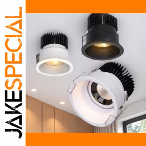 7W COB Recessed Downlight with Adjustable Color