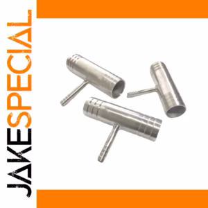 3-Way Hose Barb Reducer Tee Connector 304 SS