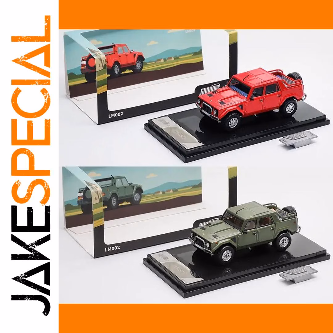 Lamborghini LM002 Diecast Model 1:64 Scale Red - Image 2