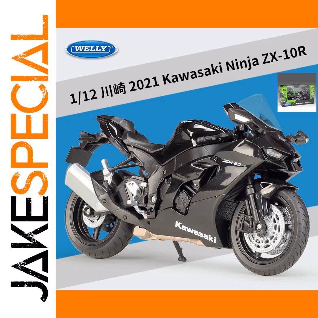 1:12 Kawasaki Ninja ZX-10R Diecast Model - Image 10