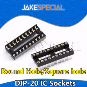 10PCS DIP-20 IC Sockets with Gold-Plated Pins