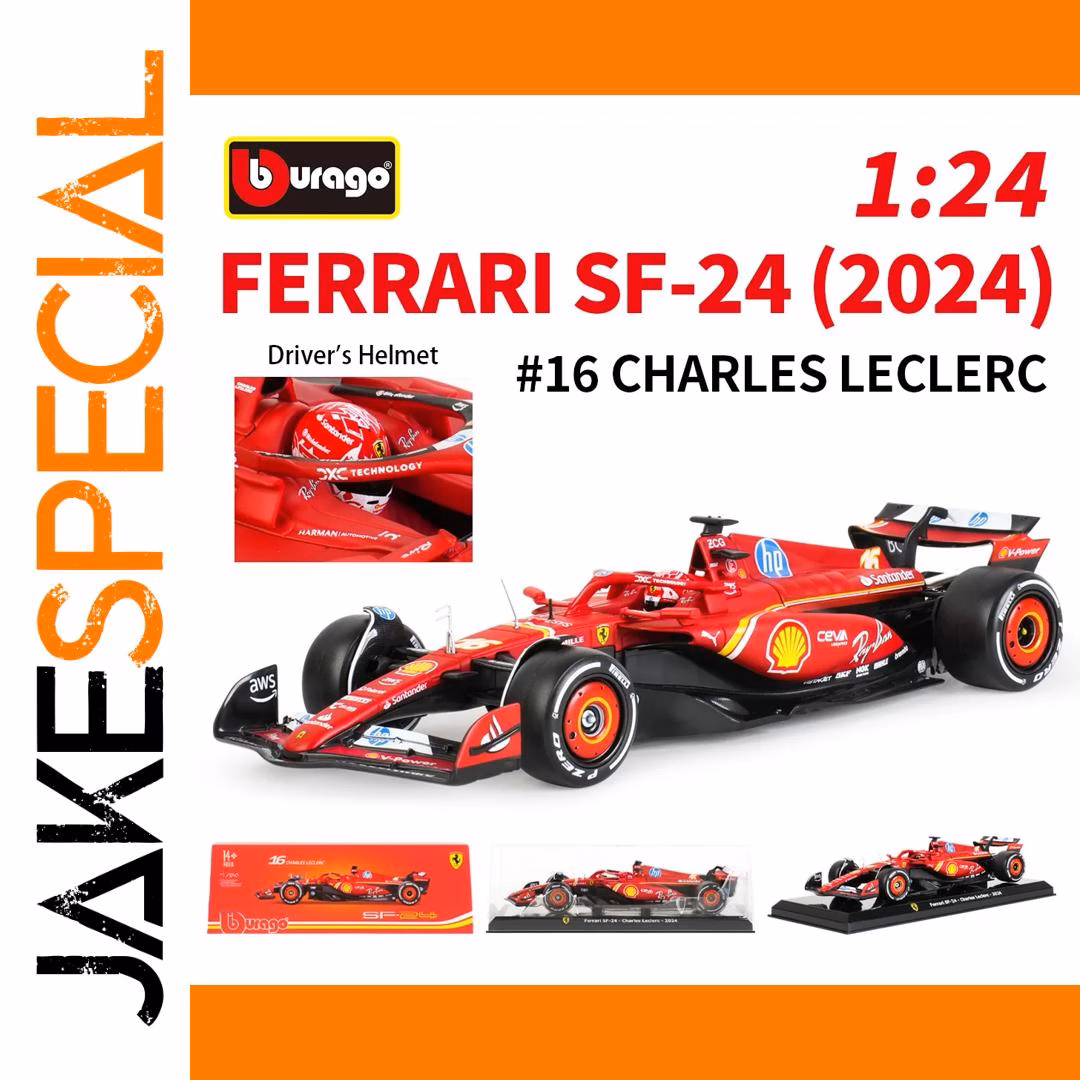 Bburago 1:24 Ferrari F1 SF-24 Model Race Car