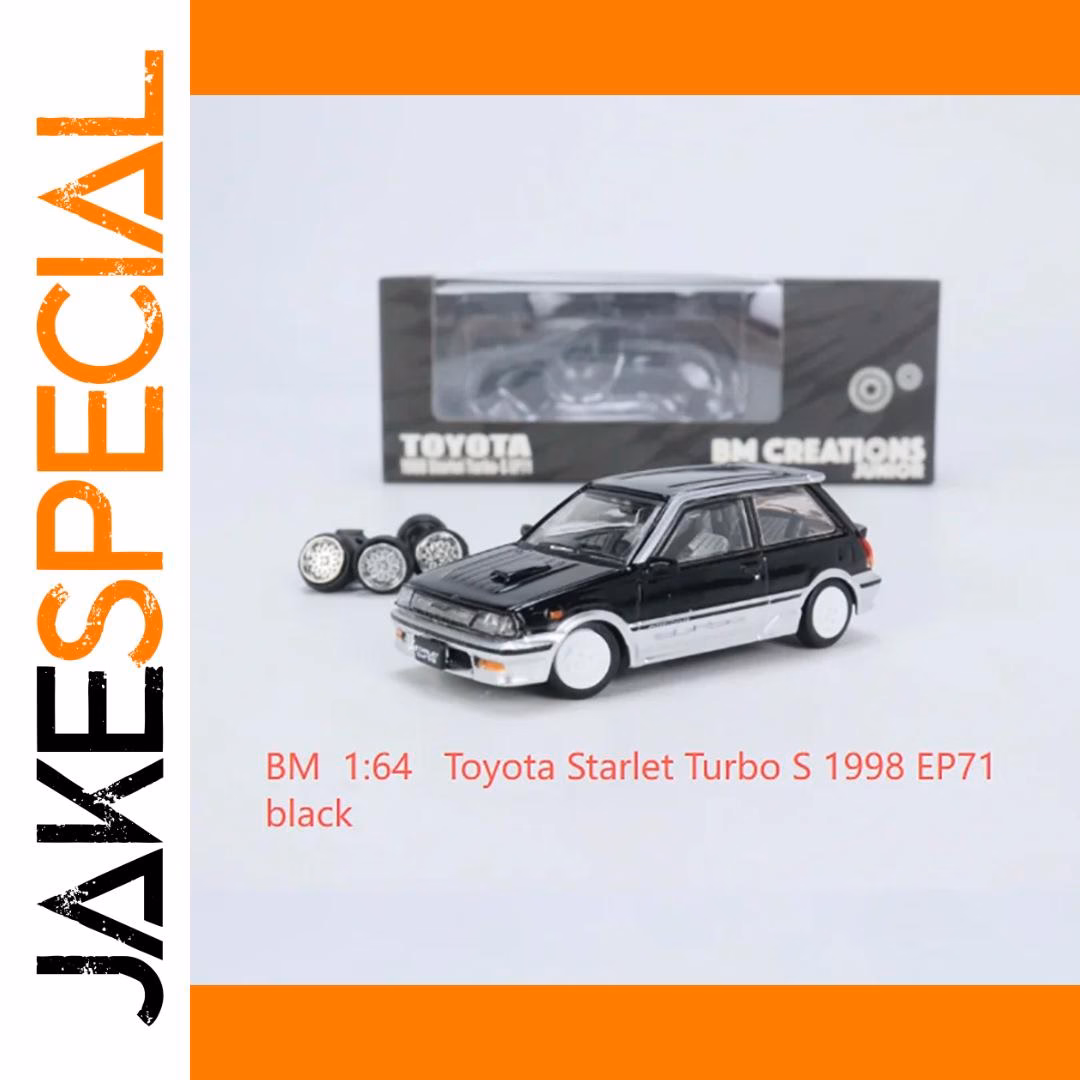 1988 Starlet Turbo-S EP71 1:64 Scale Model - Image 7