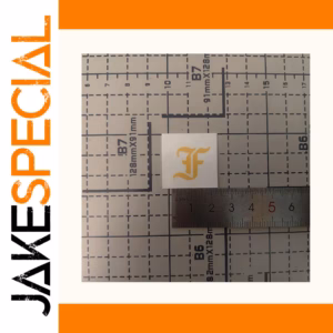 3-Piece Gold Guitar Waterslide Decals