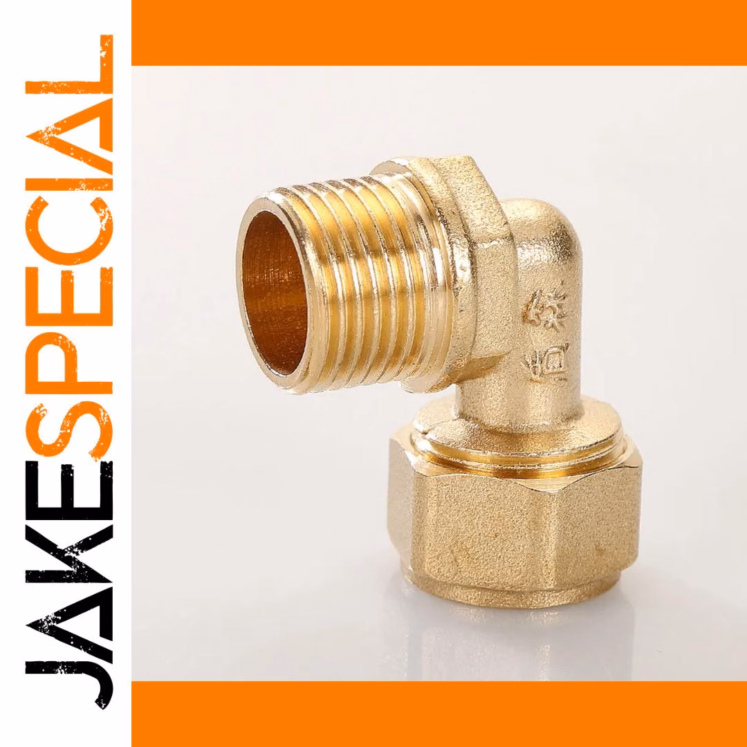 Brass Elbow Pipe Fitting 12mm to 32mm - Image 2