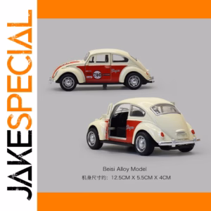 1:36 Scale Alloy Beetle Car Model in Two-Tone