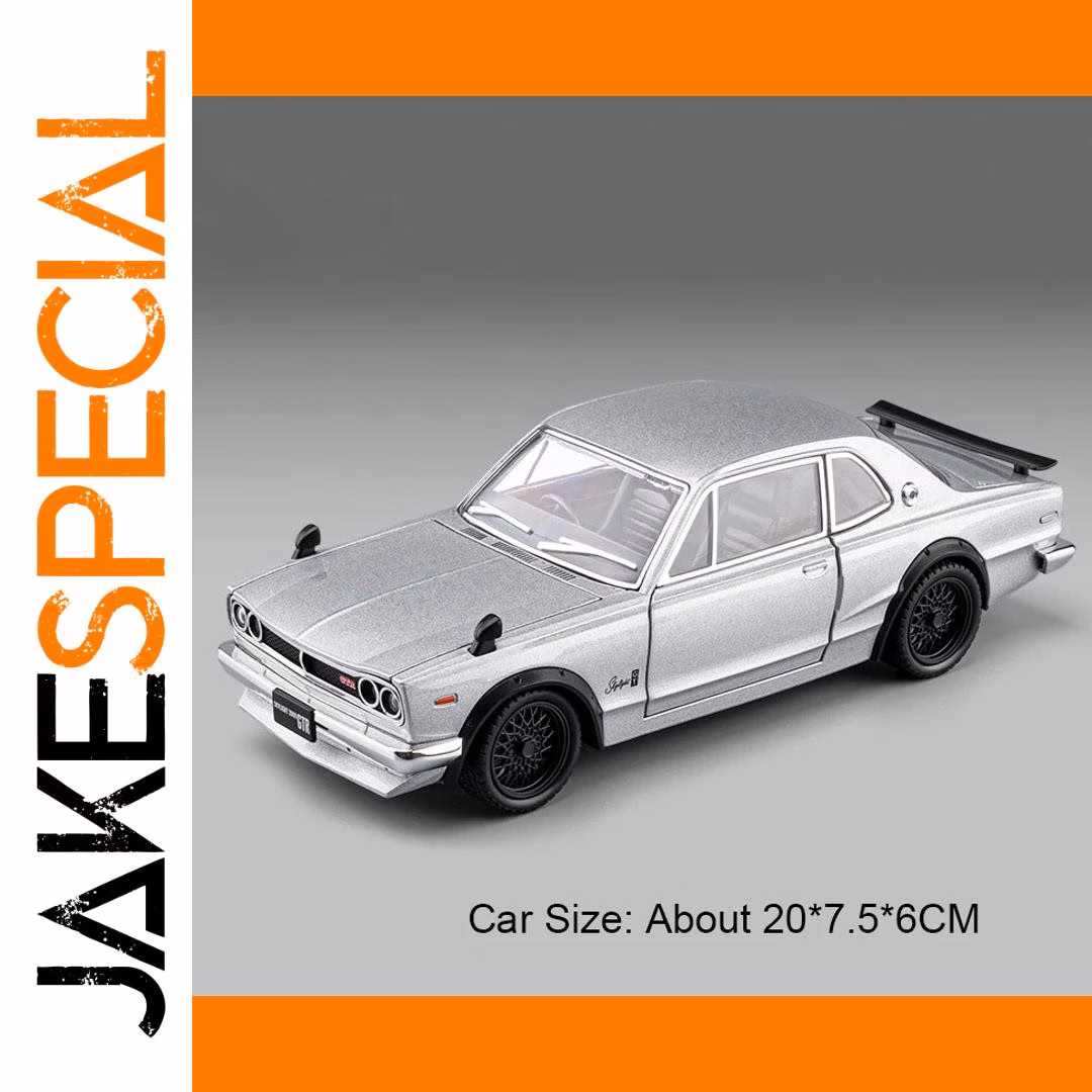 GTR C8 1:22 Scale Diecast Model - Yellow - Image 7