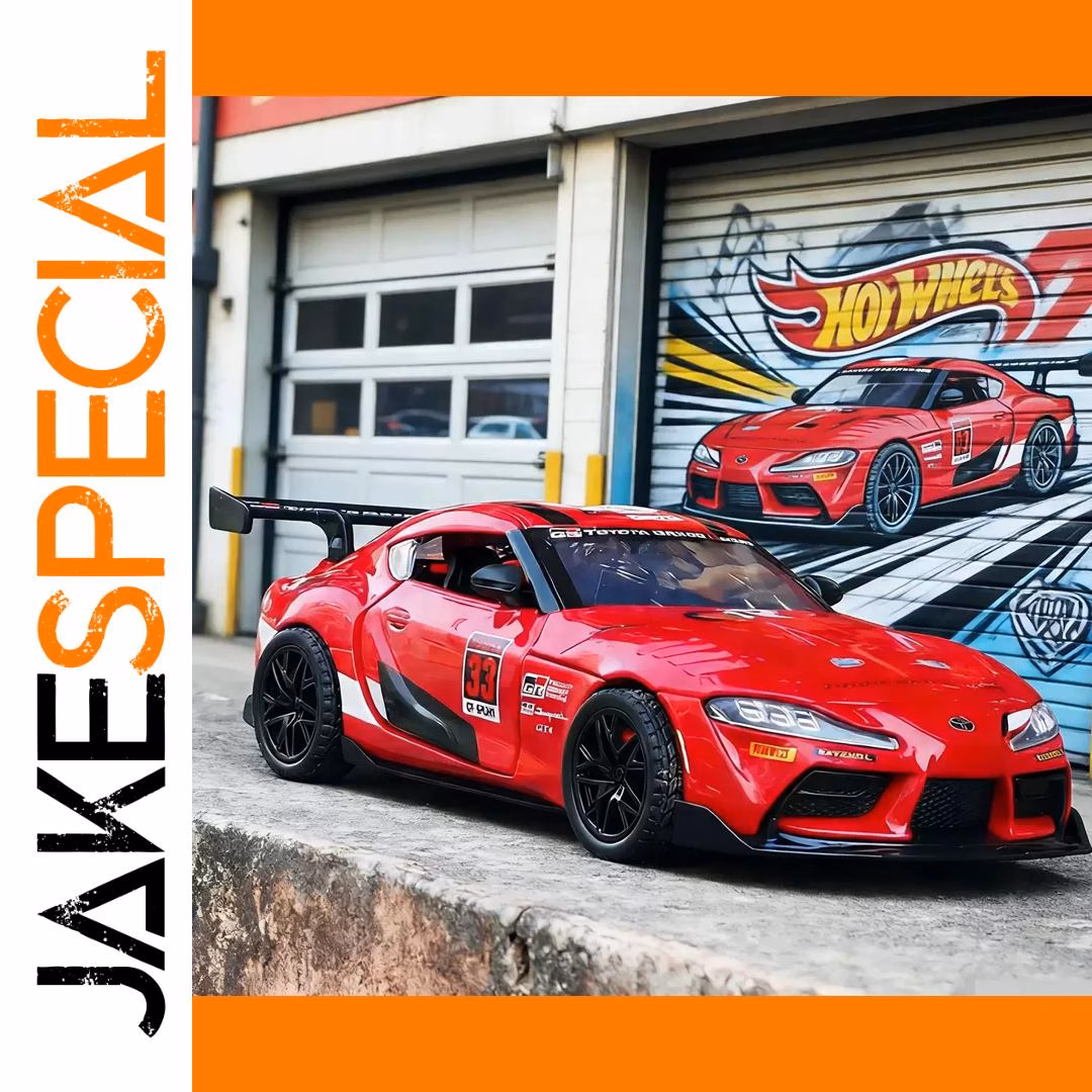 Supra GT4 Die-Cast Model 1/32 Scale Red