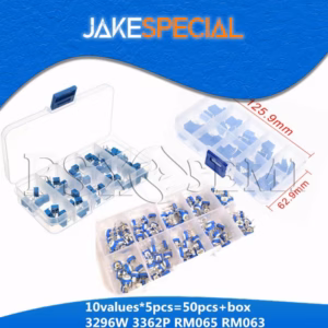 10PCS Adjustable Potentiometer Kit 500Ω to 1MΩ