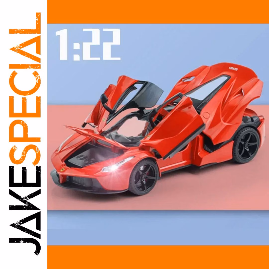 LaFerrari FXX K 1:22 Scale Model in Yellow - Image 8